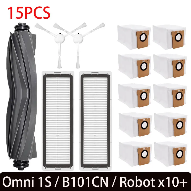 Voor xiaomi x10 plus accessoires Mijia Omni 1S B101CN Robot Vacuüm Belangrijkste Zijborstel Filter Mop Dreame L10s Ultra / S10 Pro Onderdelen