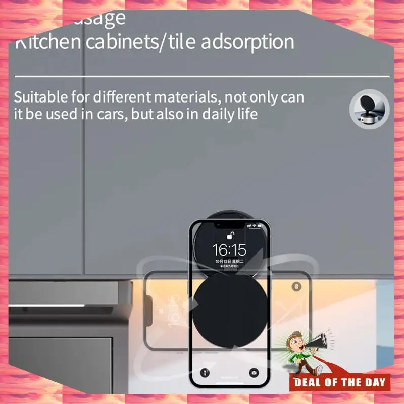 

24-Hour Delivery Vacuum Phone Holder Suction Cup Folding Car Phone Stand Navigation Stand For Iphone 12/13/14/15 Series Model