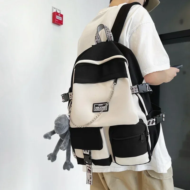 

2026 Fashion Schoolbag Female Student Backpack Large Capacity Fashion Boy Backpack Computer Bag Femal School Backpack Travel Bag