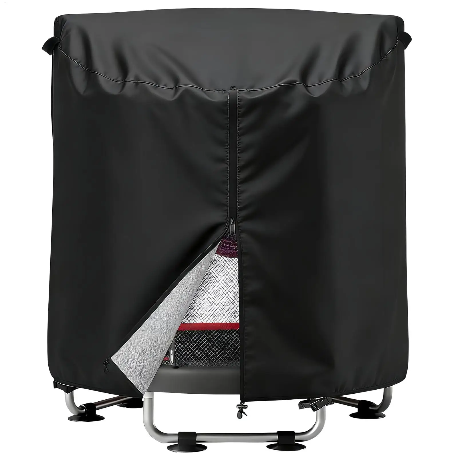 

UPF 50+ Trampoline Top Cover Windproof UV Protection Sunshade Awning Outdoor Trampoline Accessory for Backyard Garden Patio Camp