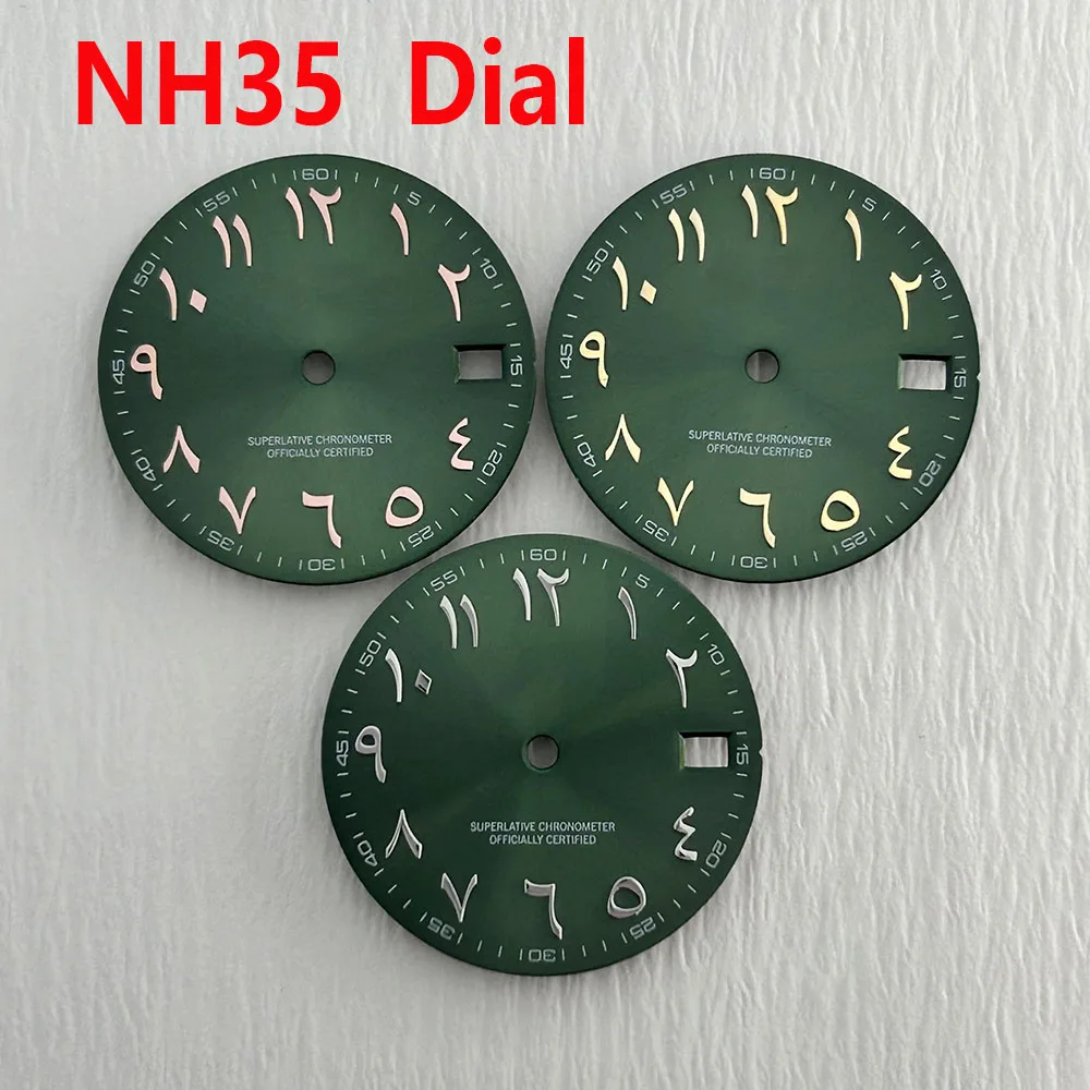 NH35 dial Arabic numeral watch dial non luminous dial suitable for NH35 NH36 movement watch accessories watch repair tool