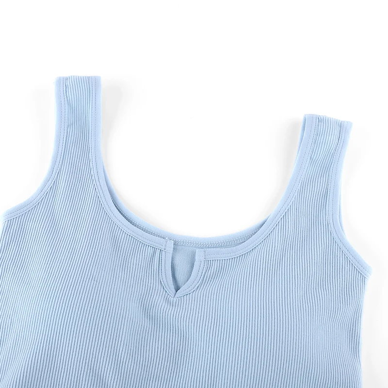 With chest pad summer sleepwear women pajamas sets sleeveless short tops + print short pants pijamas mujer vest women homewear image 5