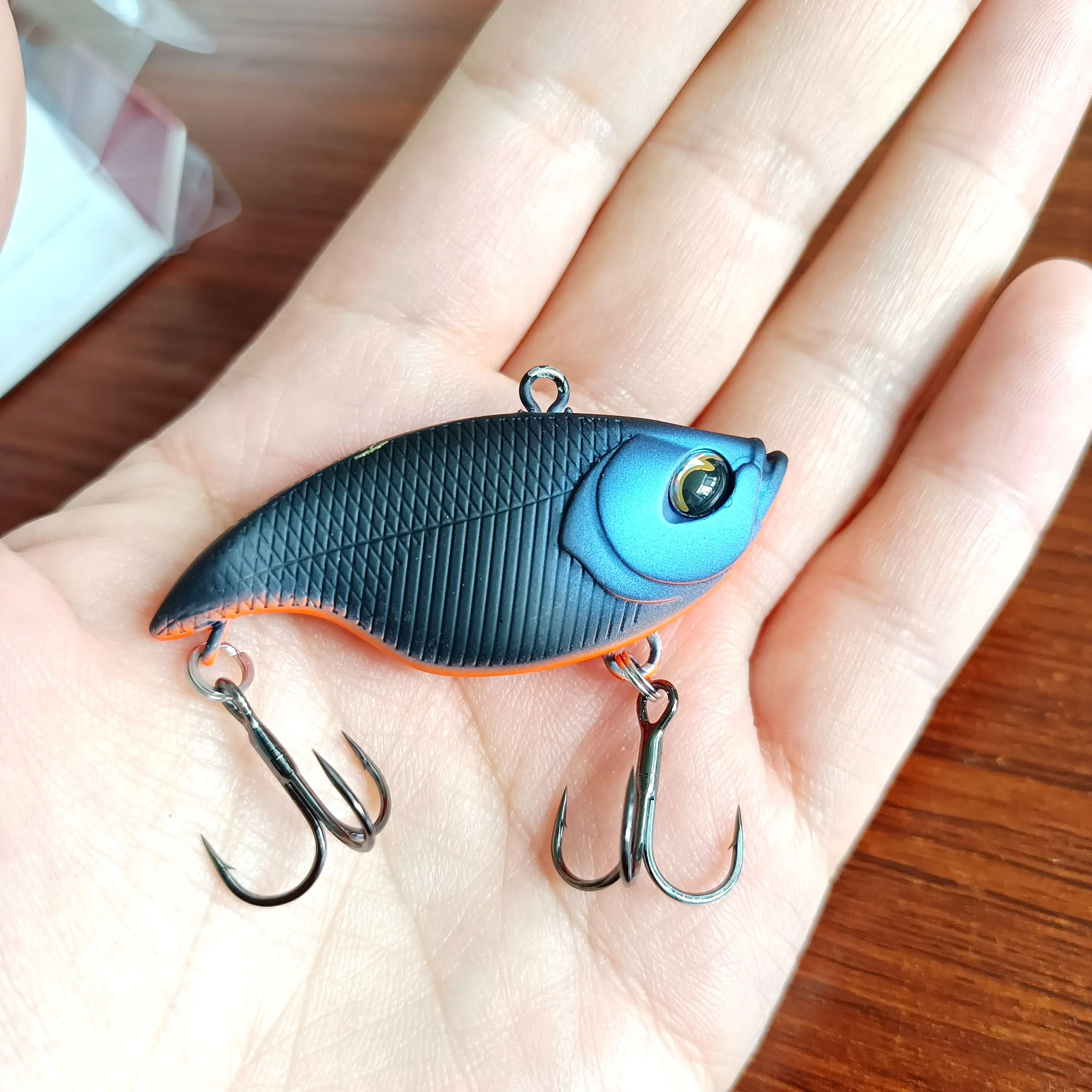 TSURINOYA 50S 50mm 12,5g Weitwurf-Sinking-Vibrationsköder VIB Winterfischen Lipless Hardbait für Hecht und Barsch