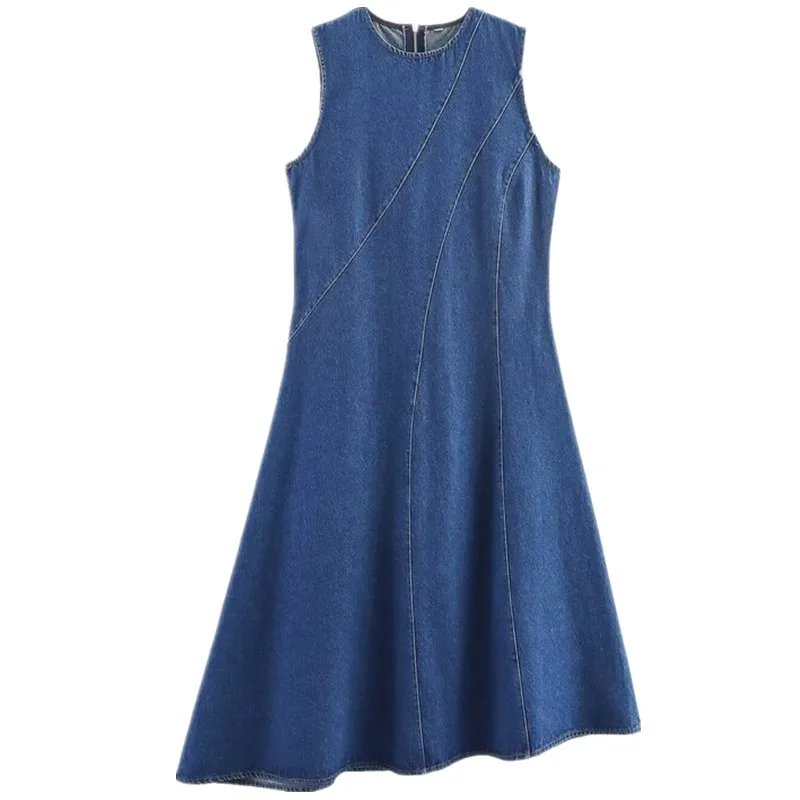 Herfst 2025 Dames Design Sense Sed Svel Denim Dr Casual Overige Materiaal00% Damesrok Europese Sle No Sve