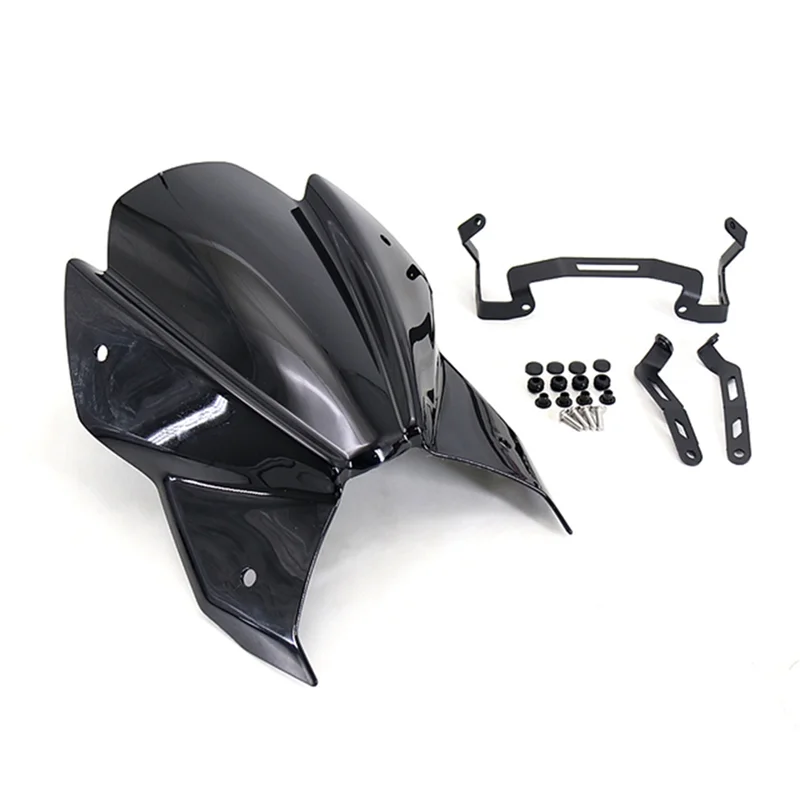 

Motorcycle Windshield Windscreen For SUZUKI GSX-S1000 GSX-S950 GSX-S 1000 950 (Black)