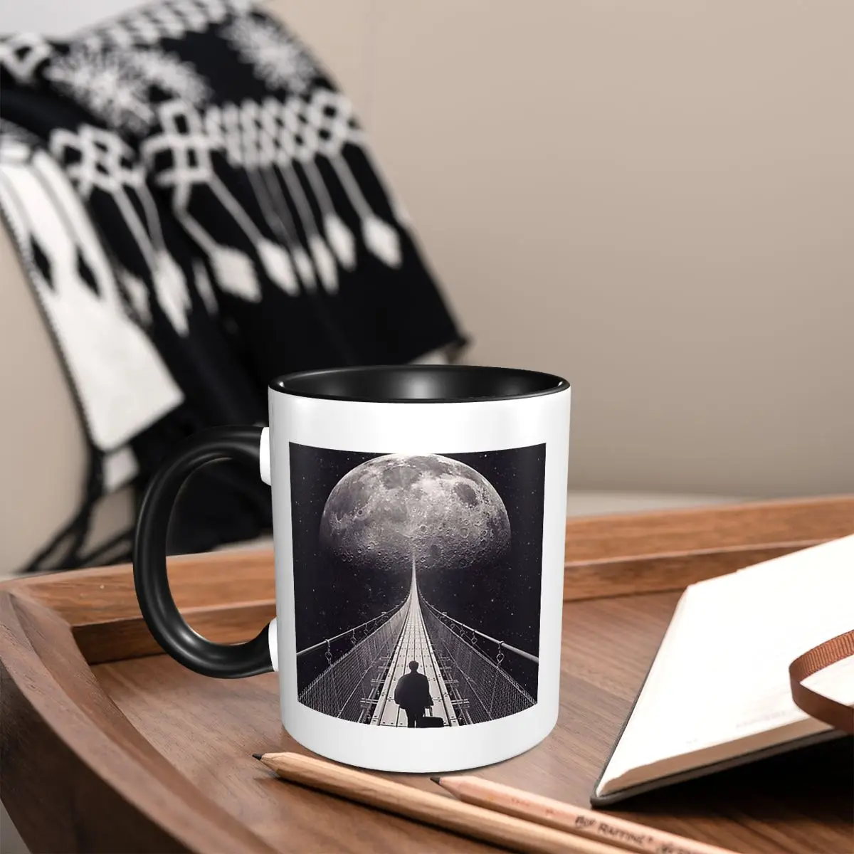 

Space Trip Mug Funny Ceramic Coffee Cups Tea Mugs Milk Cup Drinkware Gift for Woman Man