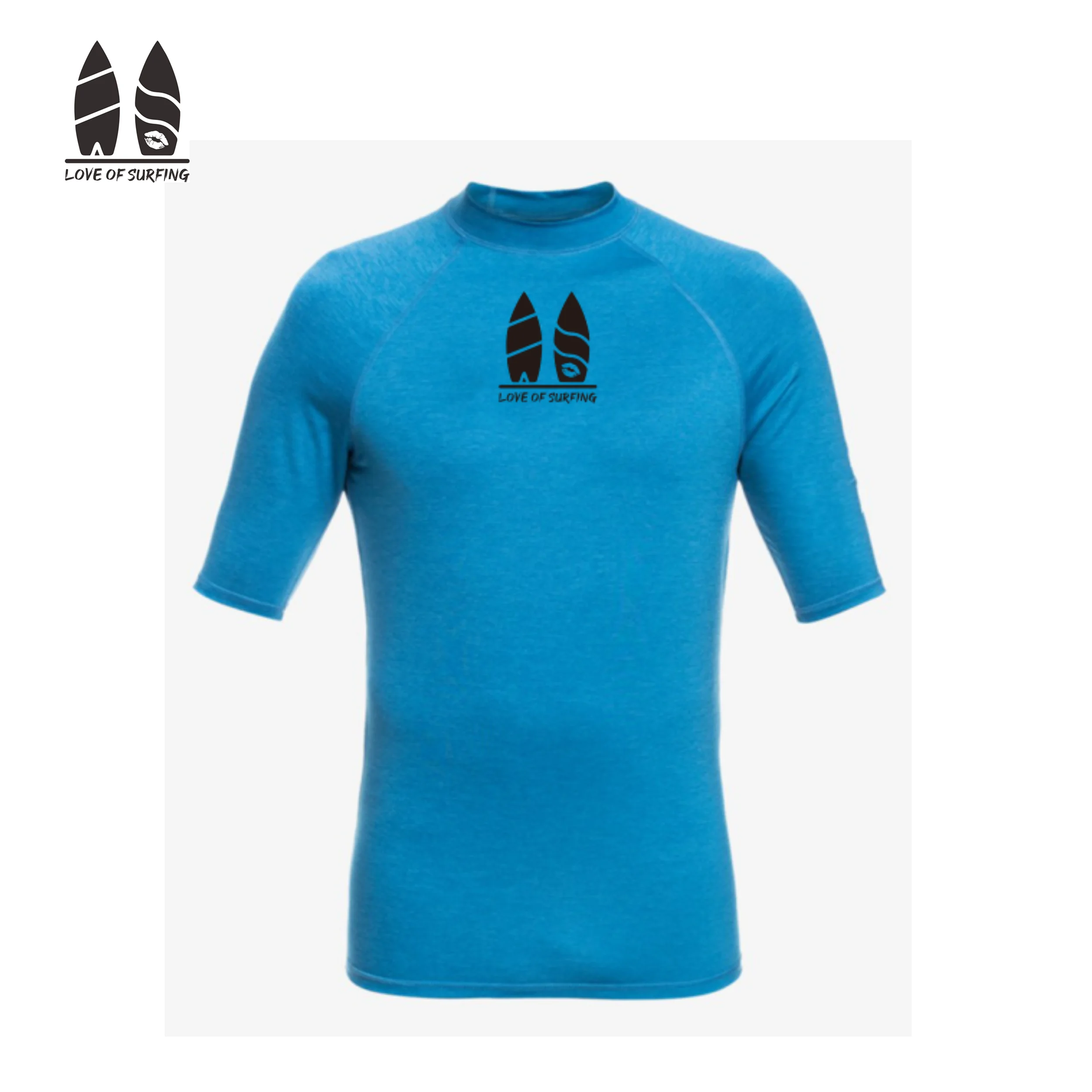 Zomer Heren Surf Rash Guards Korte Mouw T-shirts Duiken Pak Uv Zwemmen Surfen Snorkelen Strand Badpak Quick-Droog top