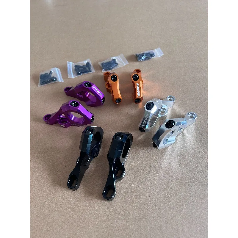 

Downhill DH Bike Stem 31.8mm, CNC Aluminum Dual Crown Double Shoulder for Mountain Bike Handlebar