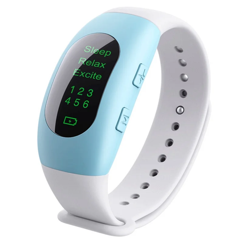 AB43-Aviare l'ansia Orologio da polso Strumento di aiuto per il sonno Dispositivo per il sonno intelligente Riposo rapido del sonno Ipnosi Artefatto per l'insonnia