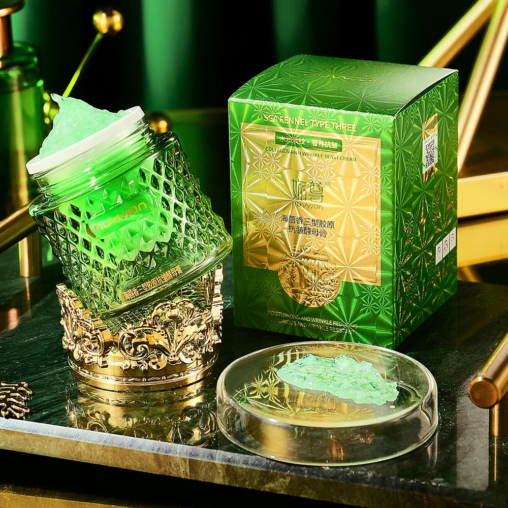 Galinha do mar tipo iii colágeno reduzir rugas creme facial coreano cuidados com a pele creme hidratante melhorar a pele áspera e seca