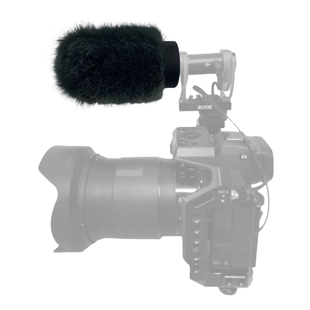 青いマンティス屋外ウィンドスクリーンカバー,人工毛皮のウィンドマイクカバー,shure sm81の袖のシールド,デッド猫のガラス,フロントガラス