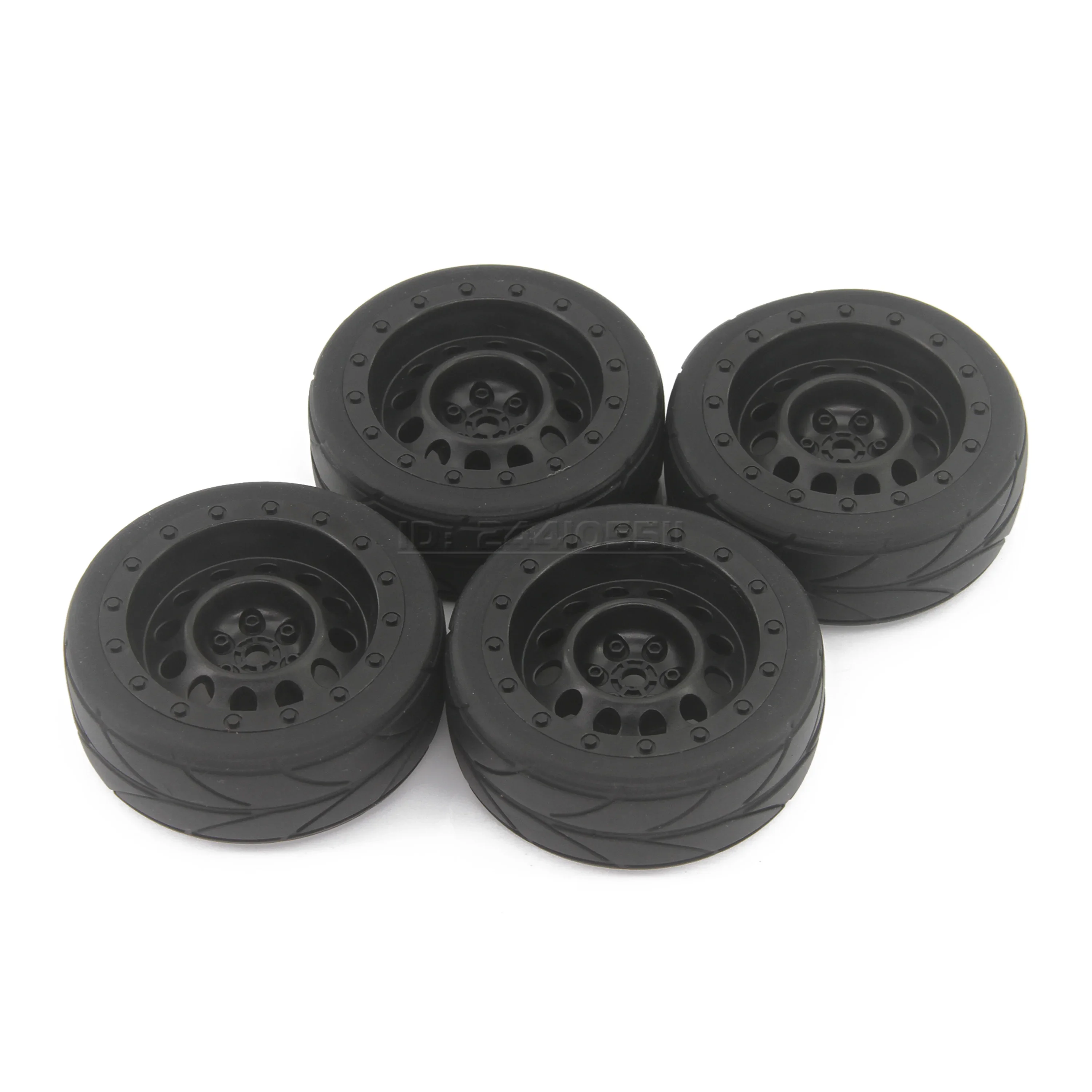 4 pz 65mm 1.9 pollici gomma pneumatico cerchione pneumatico per 1/10 su strada Redcat HPI Tamiya Wltoys RC auto da corsa HSP 144001 94123 94122 CS