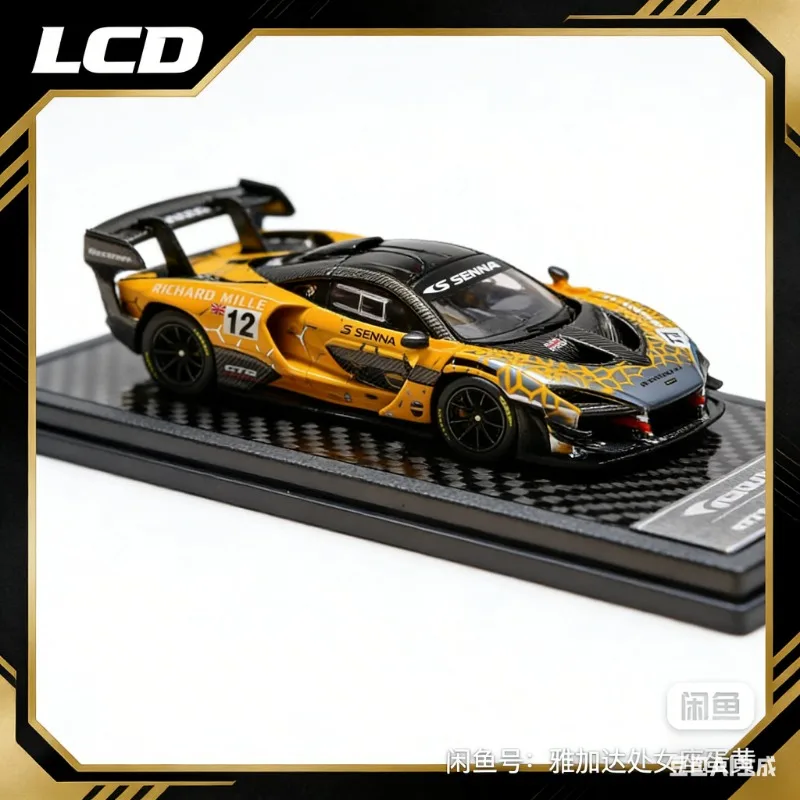 Коллекционная-модель-суперкара-mclaren-senna-gtr-из-сплава-масштаб-1-64-лимитированная-серия-статичная-фигурка-для-мальчиков-выставочная-модель-из-Фошаня