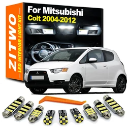 ZITWO 7Pcs Car Led Bulb For Mitsubishi Colt 2004- 2008 2009 2010 2011 2012 Canbus LED Interior Map Dome Light Kit Accessories