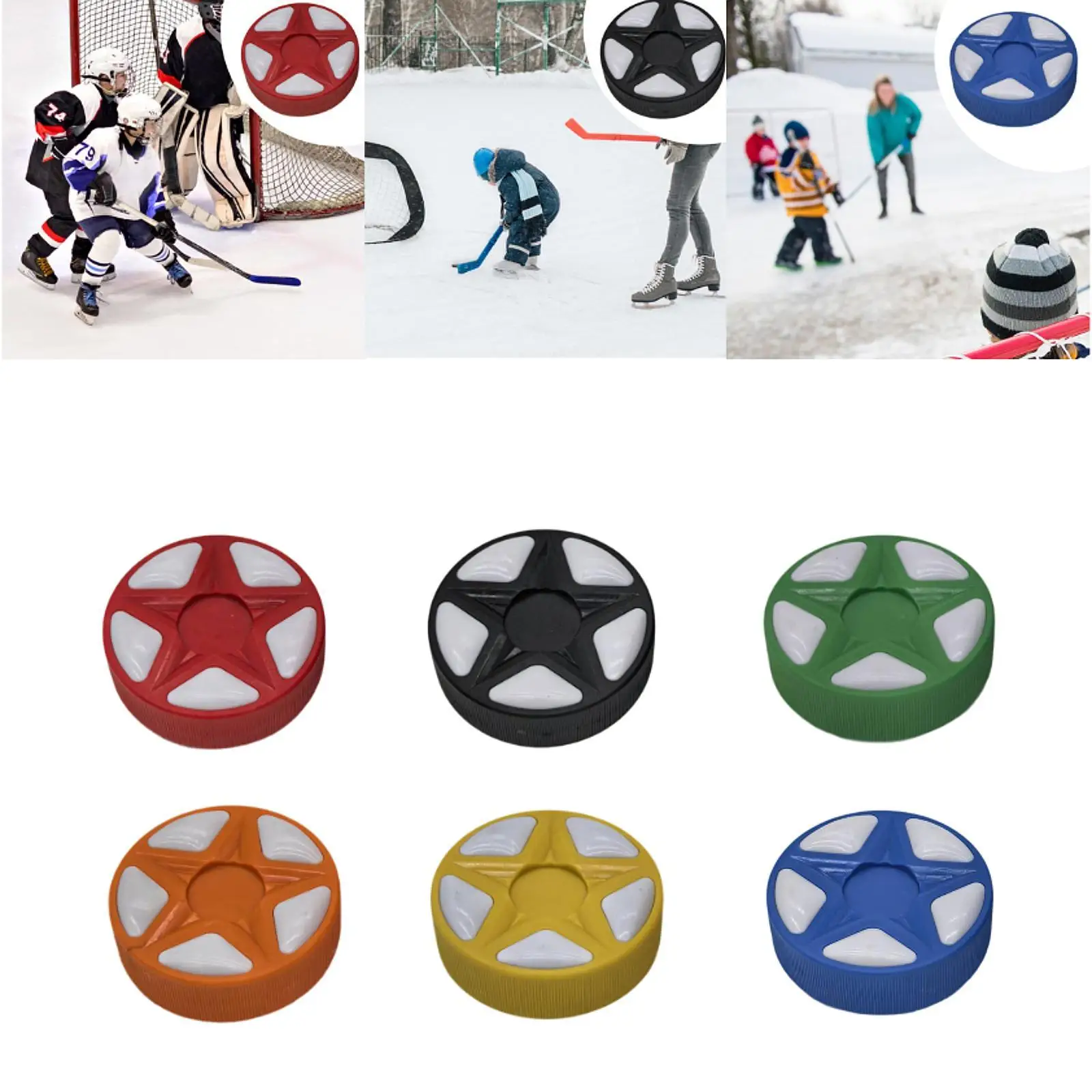 

Hockey Ball Roller Hockey Puck, Replacement Sports Game Outdoor Improved Gameplay Official