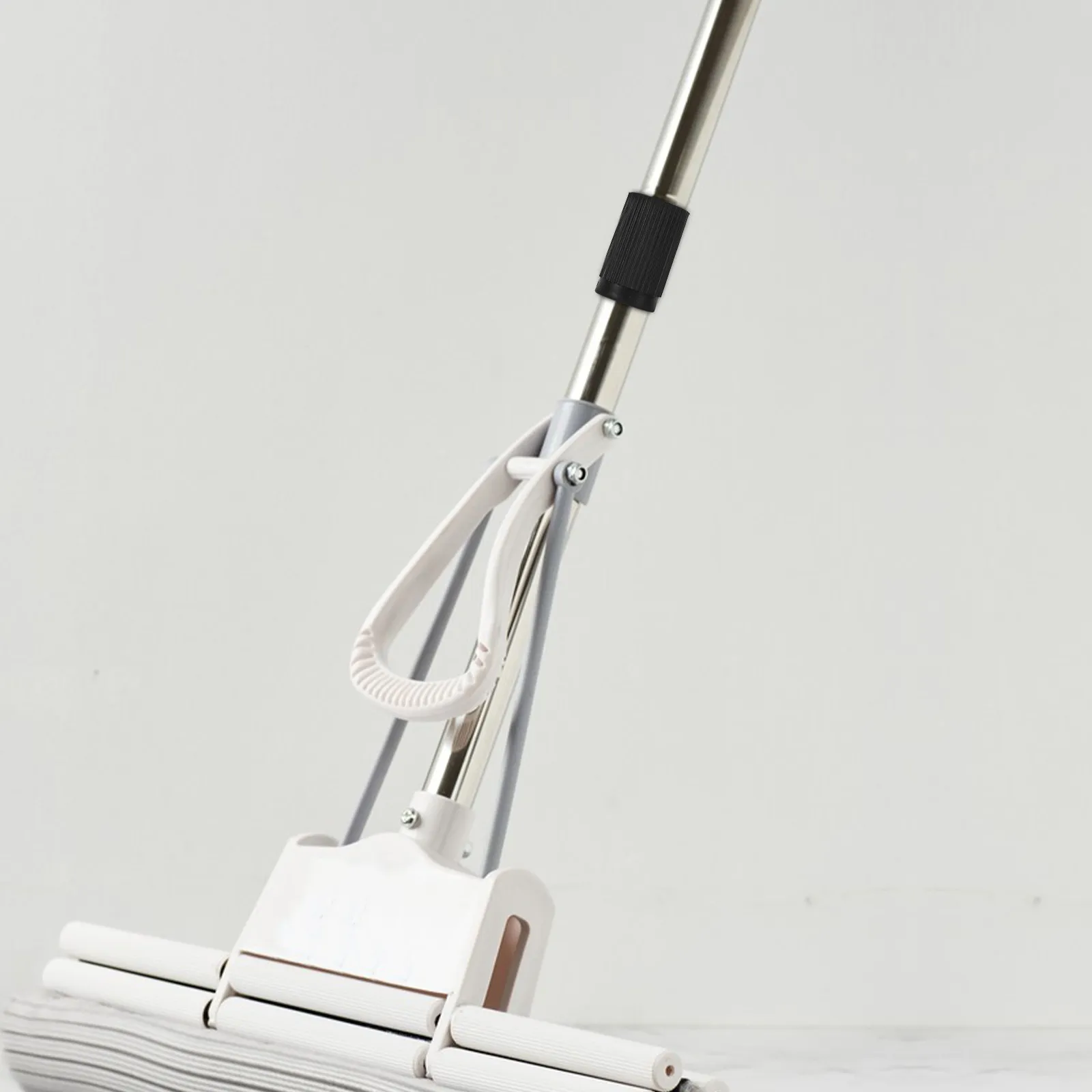 

6Pcs Mop Handle Middle Sleeve Plastic Cover Replacement Telescopic Rod Extension Non-Slip Roller Rod Cleaning Tools