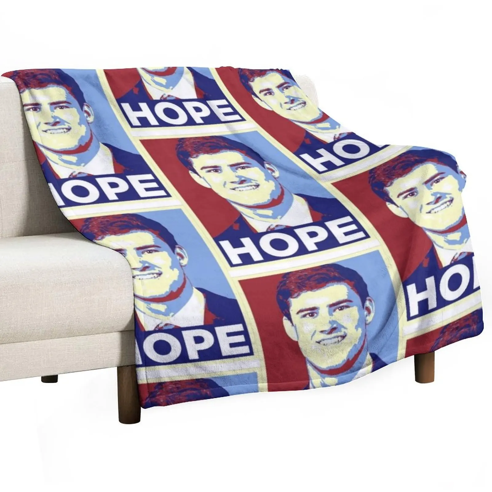 Manta de felpa acogedora con diseño de Daniel Jones del Draft de la NFL de Nueva York para decoración del hogar