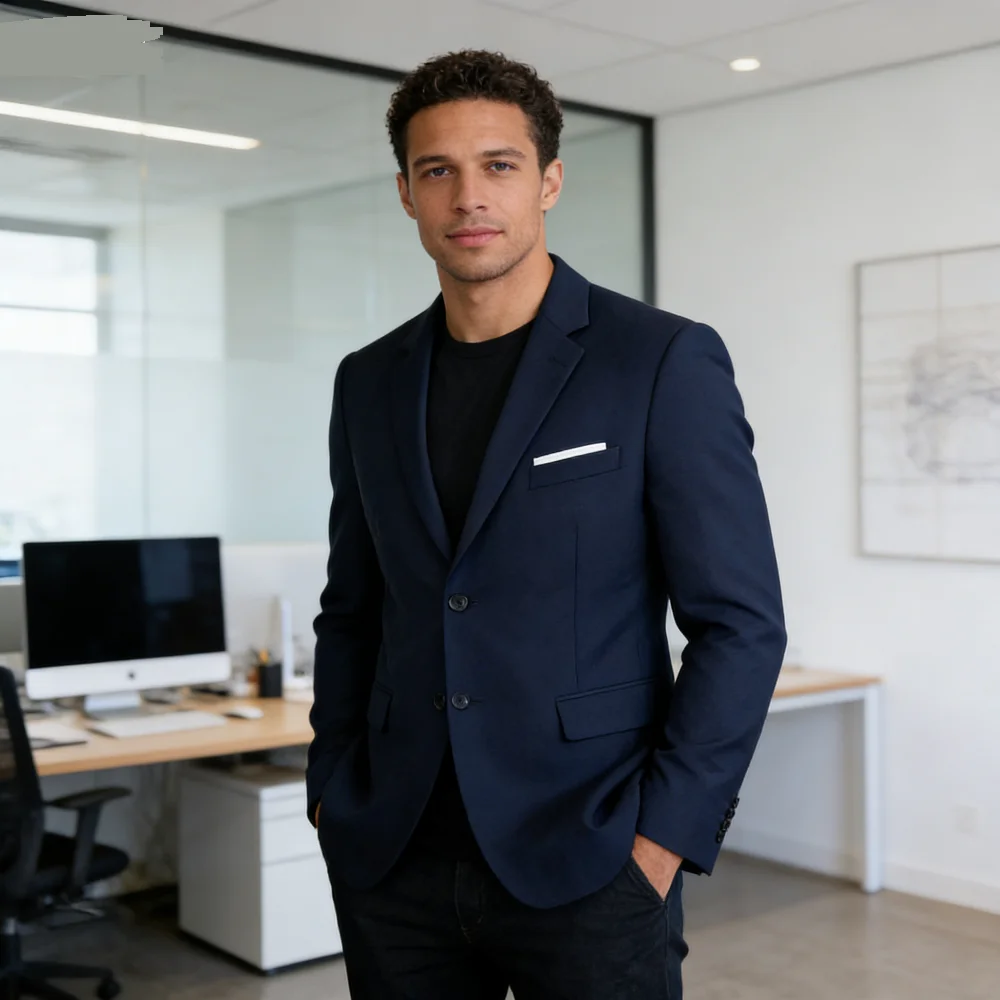 

Men's Terno with Buckle Customizable Wedding Party Prom Suit Blazer Set Groomsmen Smoking Attire for Special Occasions