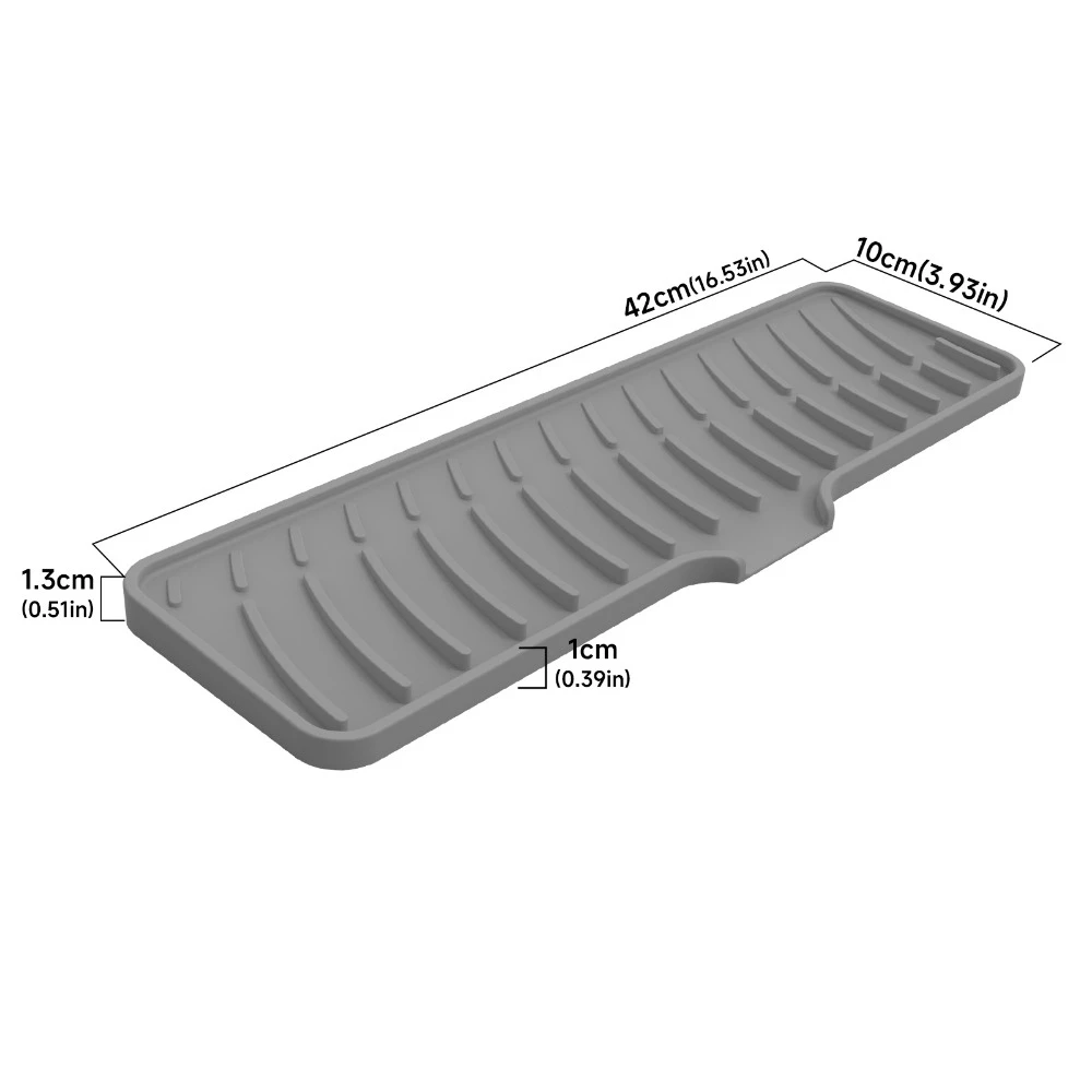 

Силиконовая защита от брызг для раковины, складная, многофункциональная, с 5 прорезями для крепления к смесителю, защита от расплескивания ° Водоотталкивающая подложка для наклонных поверхностей в ванной