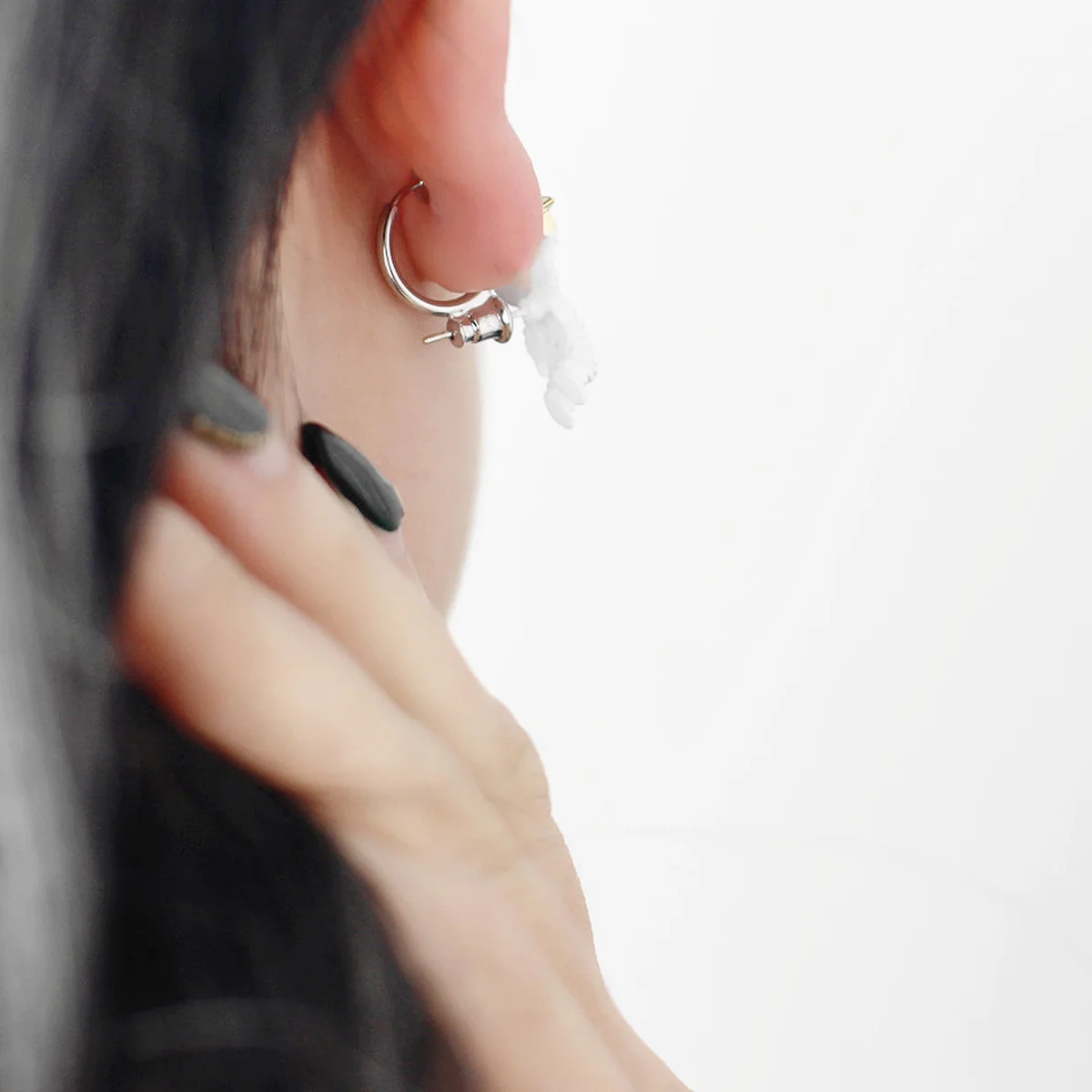 

6Pairs Non Piercing Ear Clips Clip on Earrings for Girls Bright Color Comfortable Invisible Spring Stylish Ear Clip Party