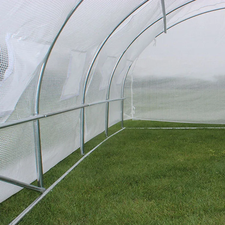 2025Winter Plants and Vegetables Warm Fully Galvanized Frame Agricultural Walk-In Tunnel Greenhouse