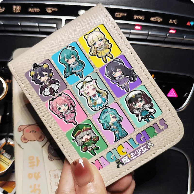 

Anime Gushing over Magical Girls Cartoon Fashion Wallets PU Purse Card Holder Money Bag Gift B1330 Cosplay