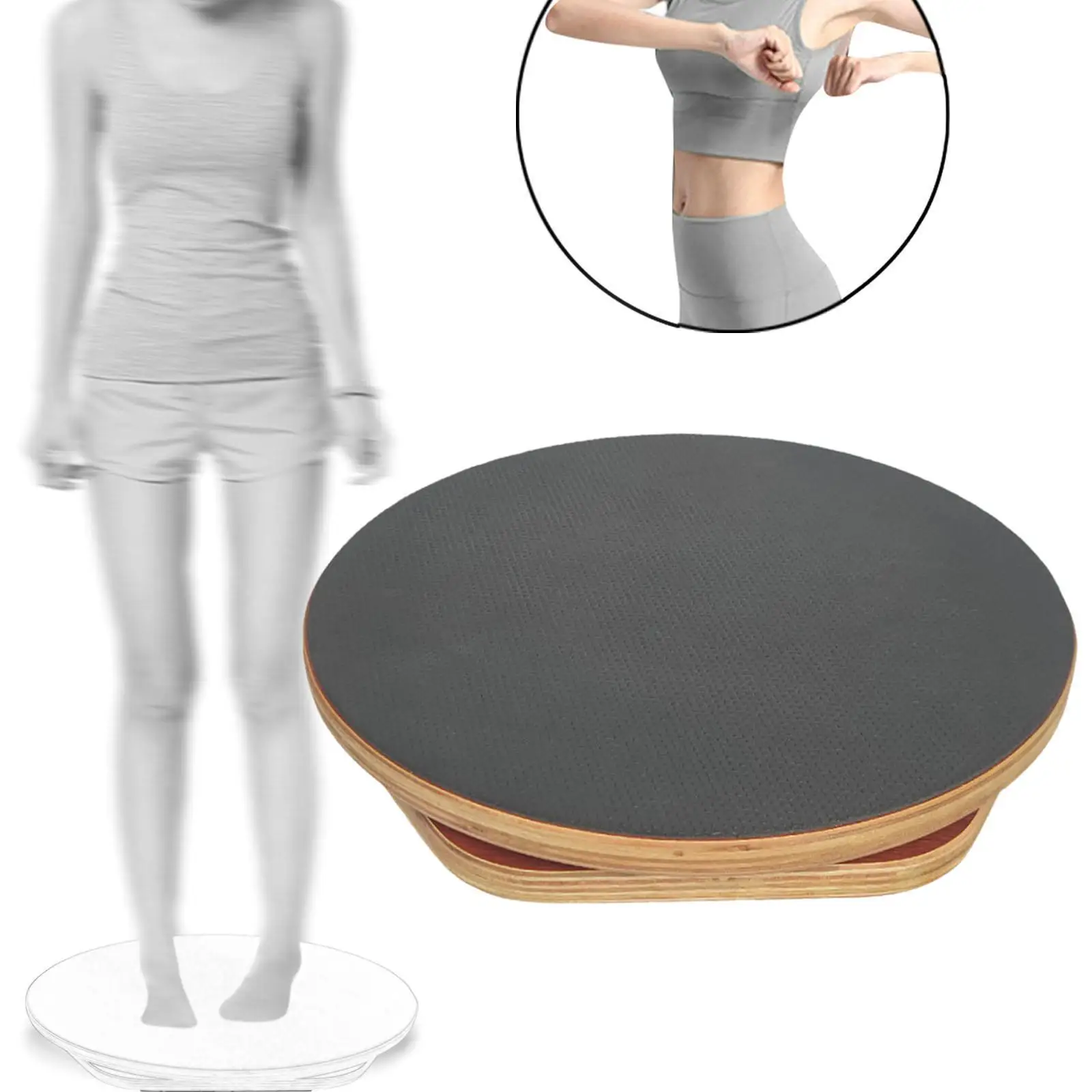 

Twist Turntable Portable Accessories Twister Plate 30cm Strengthening Ankle Twisting Disc Slimming Waist Twister Balance Board