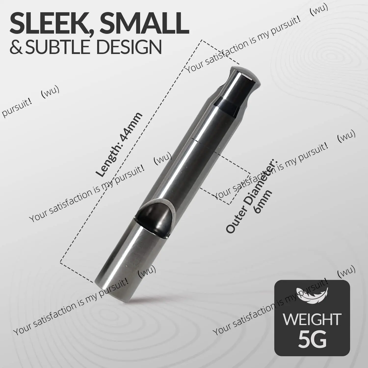 Titanium alloy EDC whistle men's necklace pure titanium pendant new strange edc product carrier pigeon
