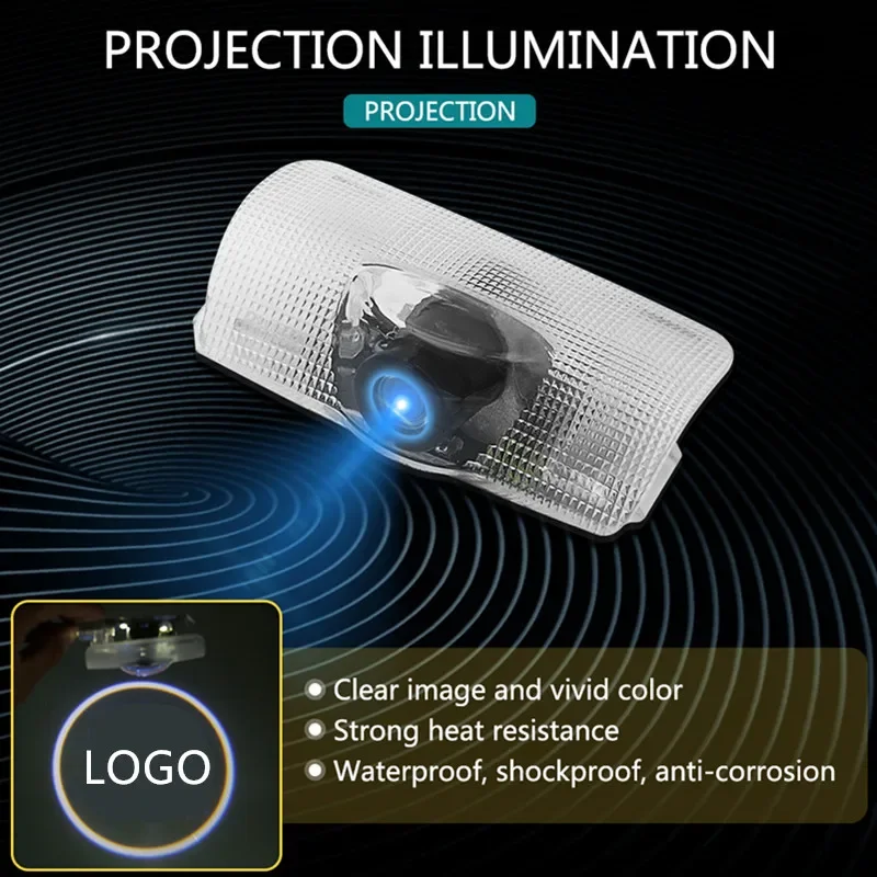 Luzes LED da porta do carro para Harrier, acessórios do projetor, 30, 60, XU30, XU60, 2003, 2004-2015, 2016, 2017, 2018, 2019, 2020, 2021, 2022, 2pcs