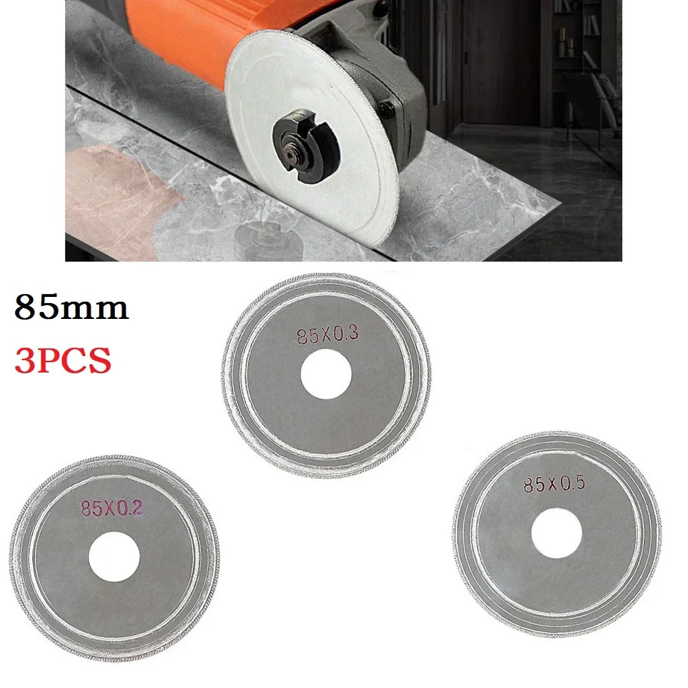 

3PCS Diamond Saw Cutting Disc For Lapidary Stone Arbor Tools Accessories Parts Ues For Wood Plastic Aluminum Hardware