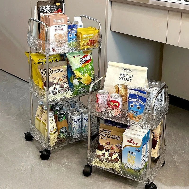 

Акриловая многоярусная напольная подставка-органайзер для ванной и кухни для хранения предметов личной гигиены