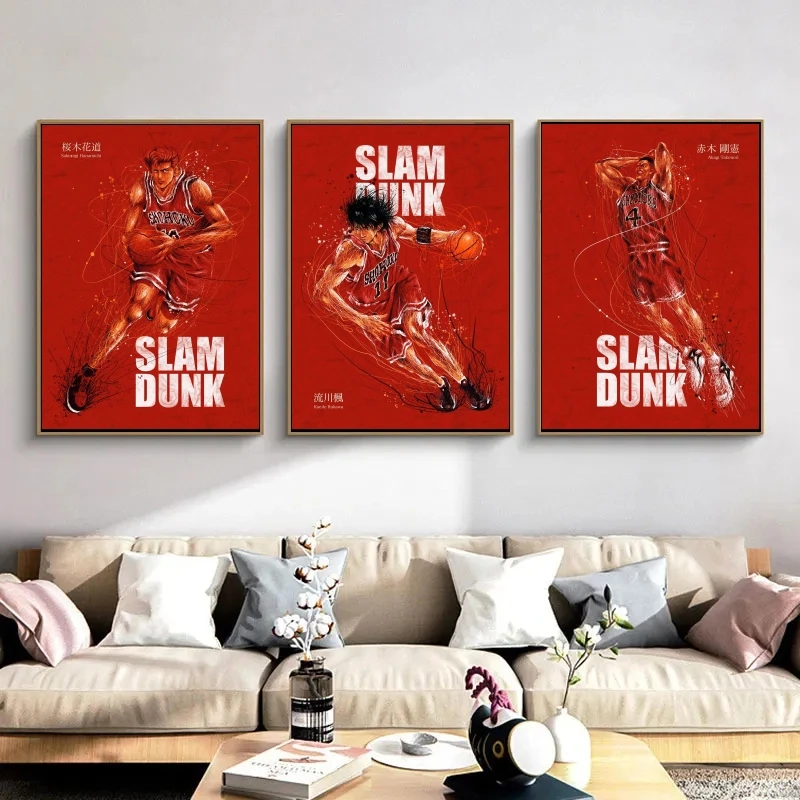 

Basketball Player Lover Anime The First Slam Dunk Poster Aesthetics Canvas Painting Decoration Wall Art Mural Kawaii Room Decor