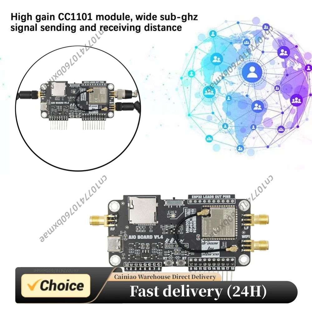 For Flipper Zero Multiboard 3 in 1 Expansion Board 2.4G Module Expansion WiFi NRF24 + Expansion NRF Sniffer Mousejacker