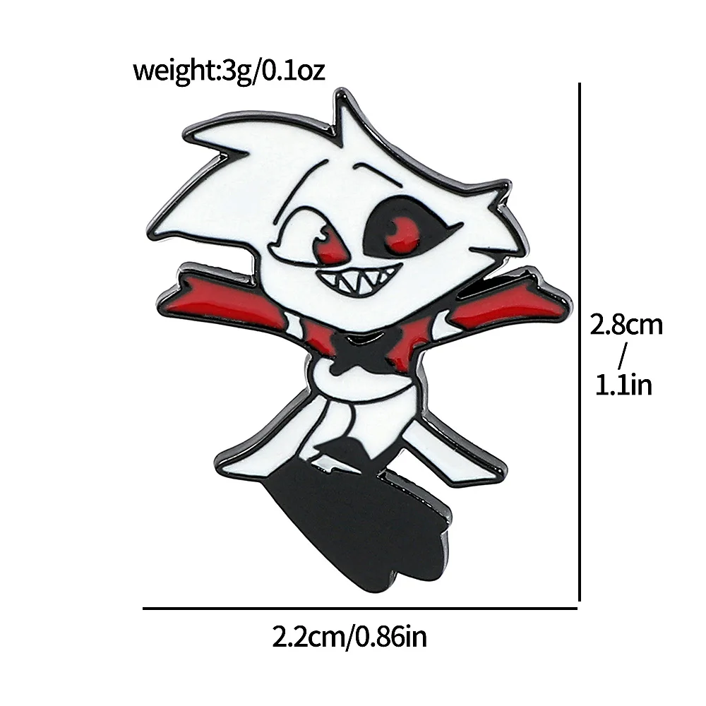 Hazbin Hotel Cute Enamel Lapel Cute Pin – Gaming Cartoon Brooch