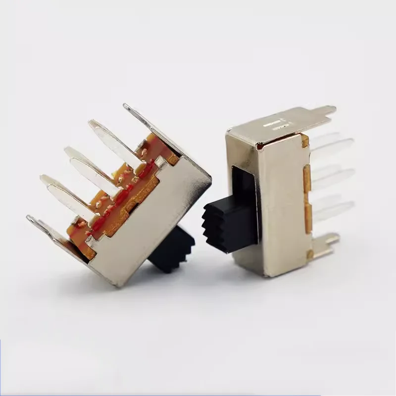 6-pin double-row vertical 2-pin 2-speed power sliding switch SS-22F12 2-speed toggle switch
