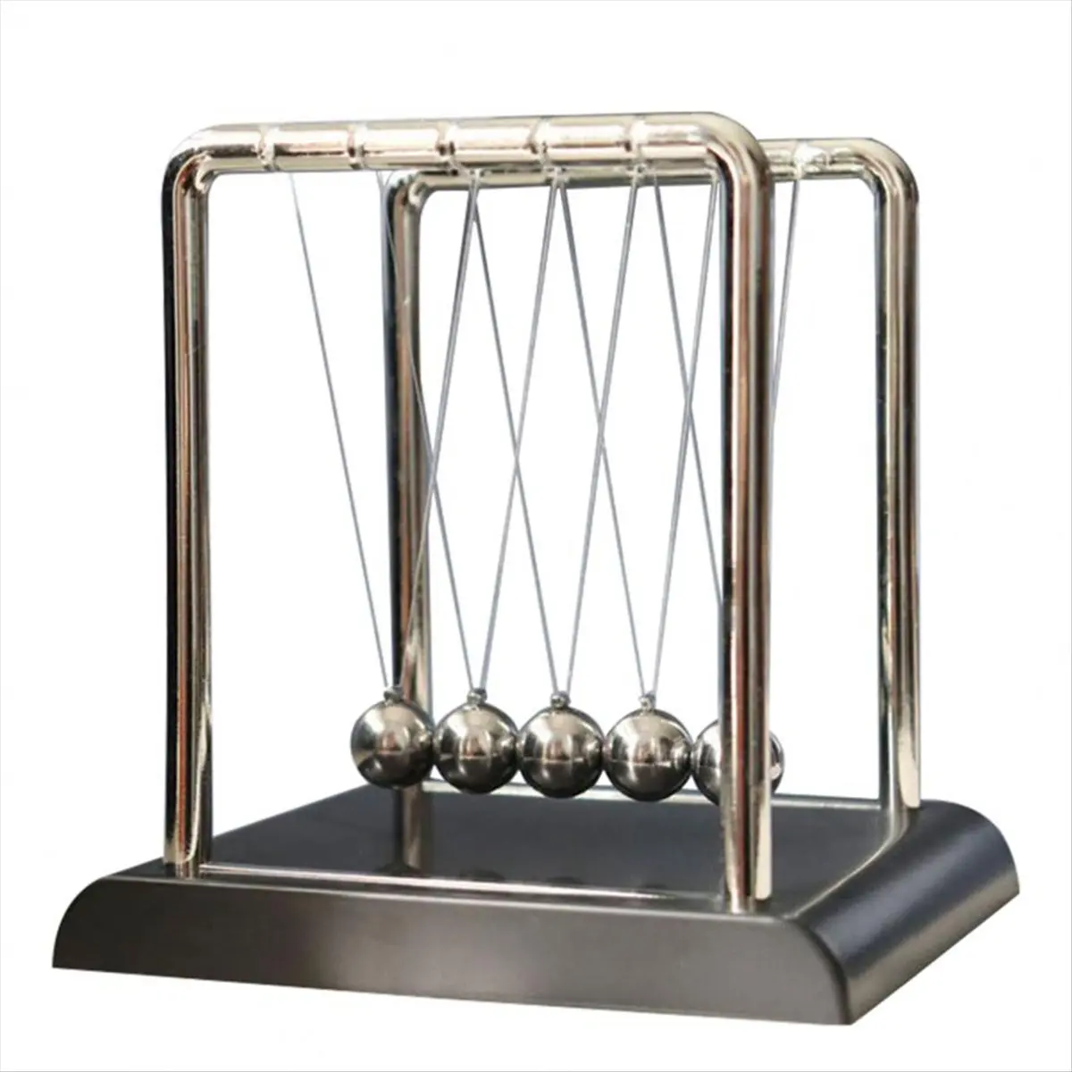 A56K Desktop Decoration Ornament Executive Desk Toy Educational Toy Set S Cradle Metal Pendulum for Office for Science