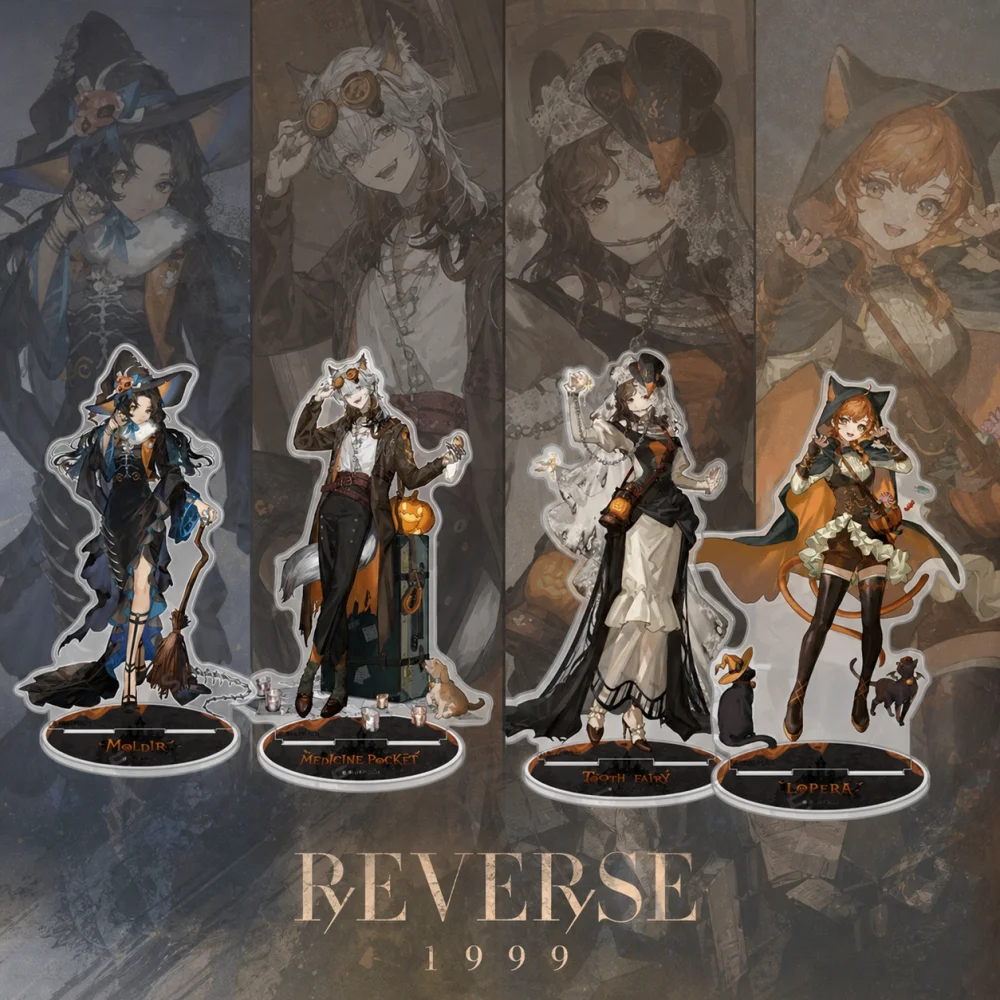 15cm Fantasy Game Reverse:1999 Acrylic Stand Vertin Sonetto Desktop Ornament Collectible Accessories Gift Key chains