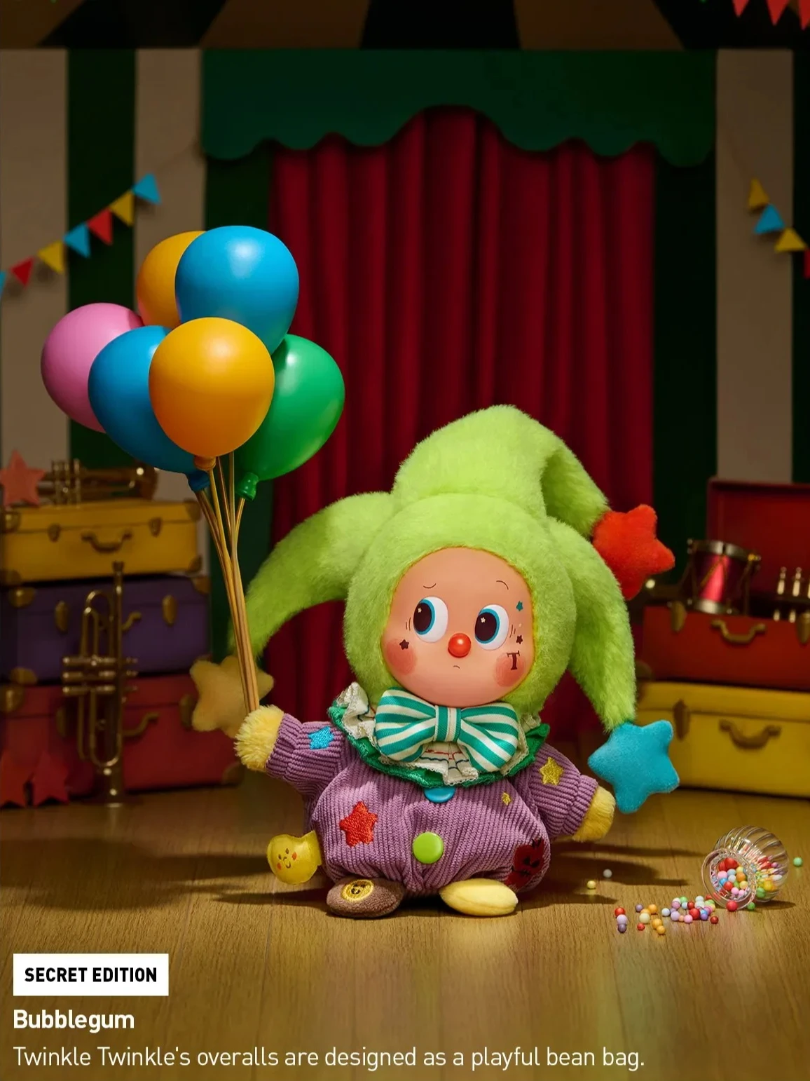 البوب مارت لماذا سلسلة خطيرة جدا هالوين Labubu Dimoo مولي Hacipupi وميض وميض صندوق أعمى ألعاب من نسيج مخملي تحصيل الشكل