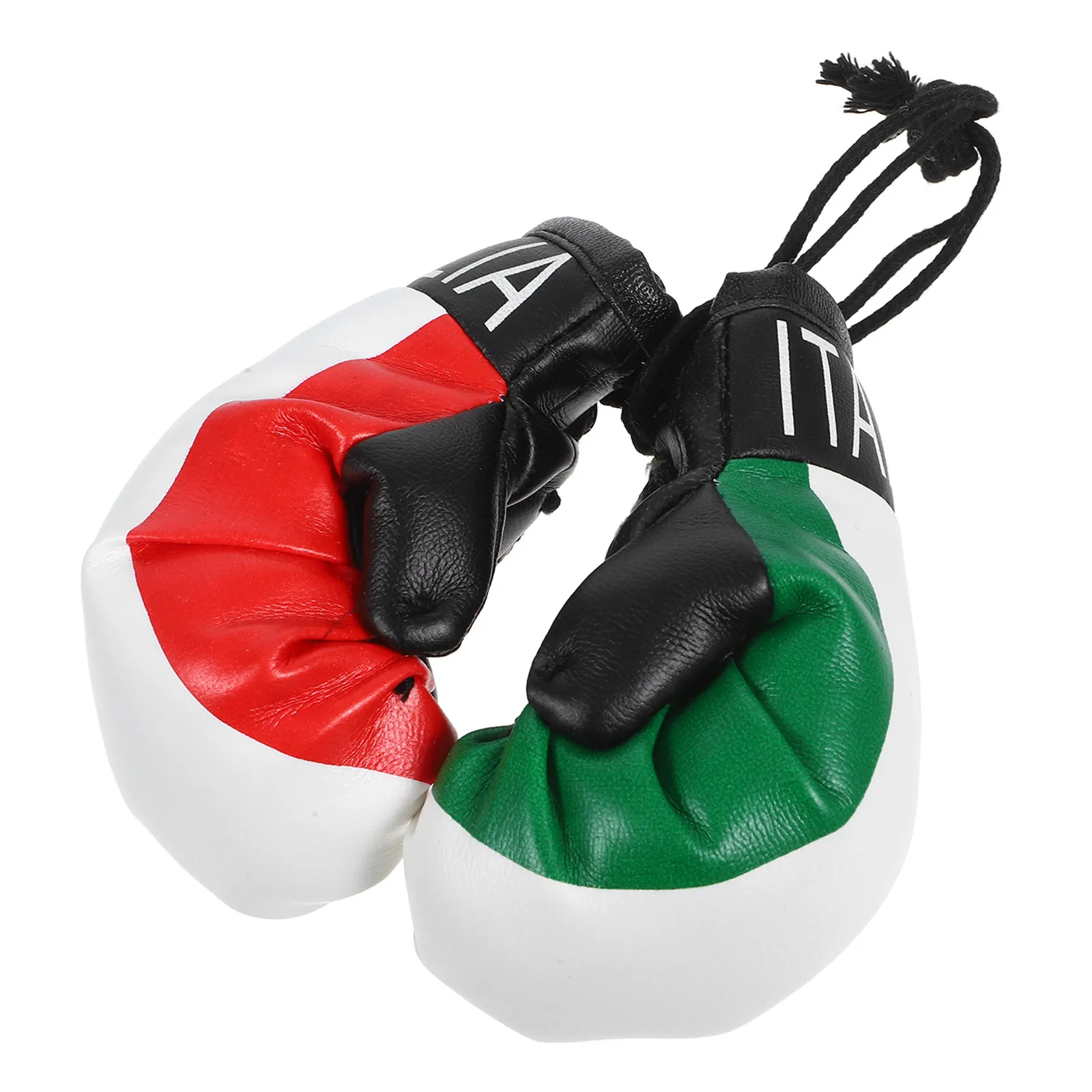 1Pair Mini Boxing Gloves Pendant Decorative Hanging Key Bag Car Charm Boxing Sports Party Favor Miniature Charm