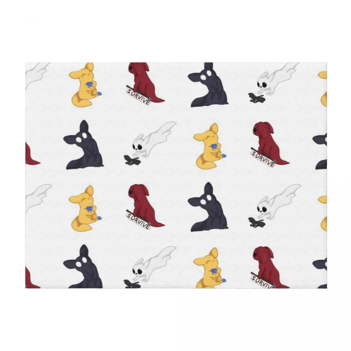 

Rain World slugcats Throw Blanket Summer Beddings Luxury Brand Moving Camping Blankets