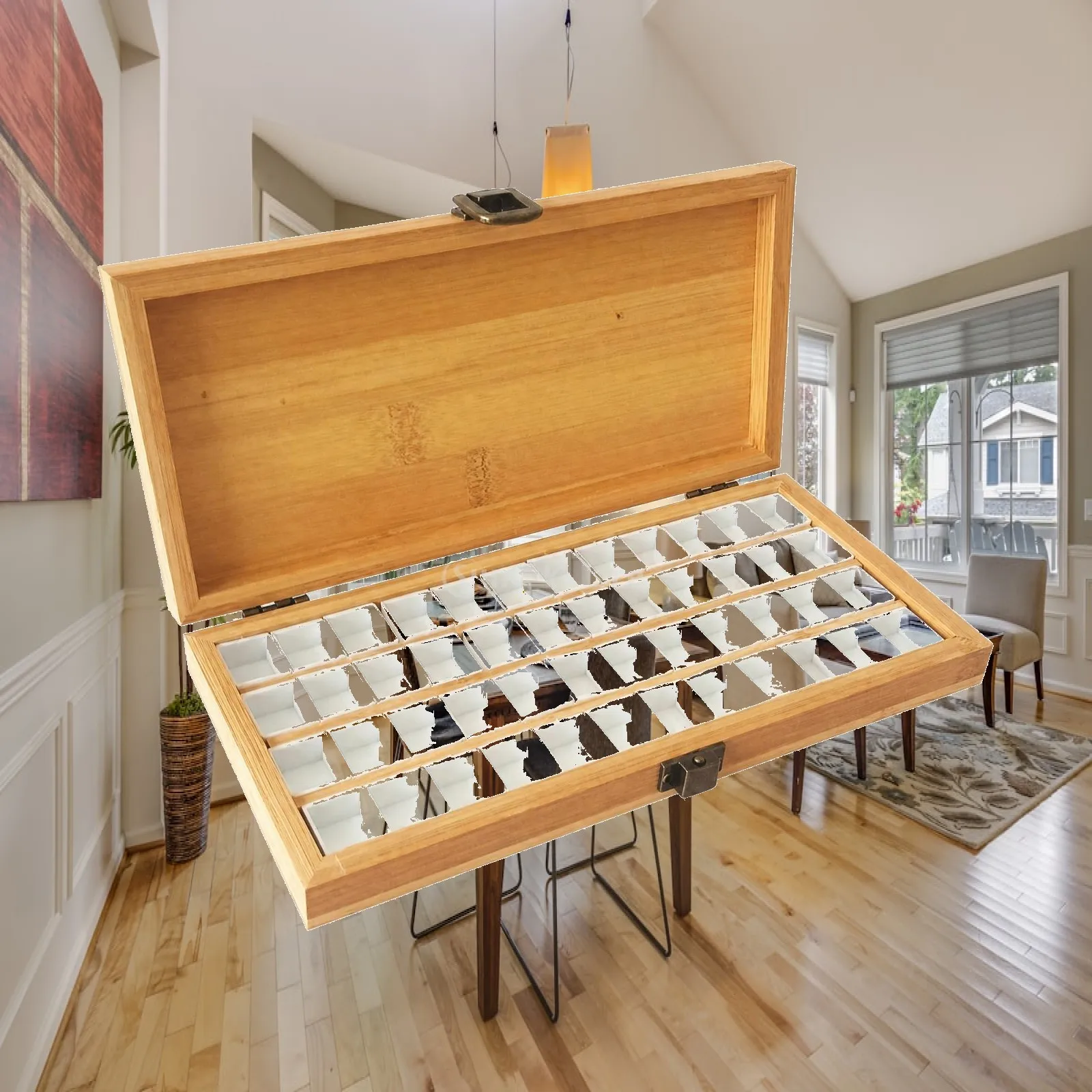nail-paint-palette-wooden-storage-box-with-compartments-for-watercolor-pigments-portable-artist-paint-mixing-tray-organizer