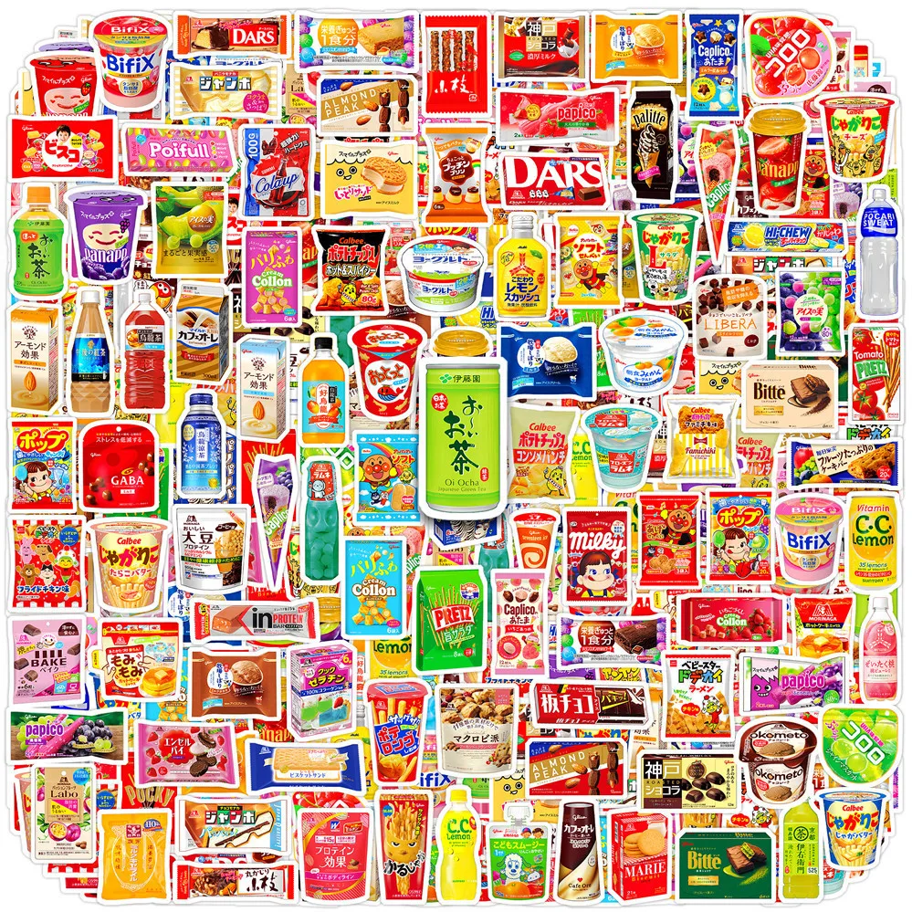 110 Stück Mini-Aufkleber für Snacks und Getränke, modische DIY-Dekoration für Notizbuch, Telefon, Ornament, Papery Pop Store – Detail 4