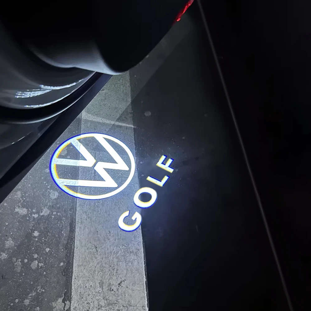 Car Door Logo Courtesy Lamp Laser Projector HD Welcome Light For Volkswagen Touareg Golf Passat Magotan Tuguan Sagitar CC