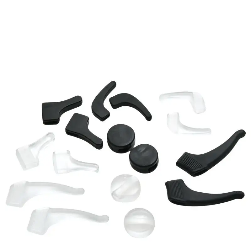 Silicone Eyeglass Ear Grips Non-Toxic Anti Slip Soft Comfortable for Basketball Football Sports Glasses Use