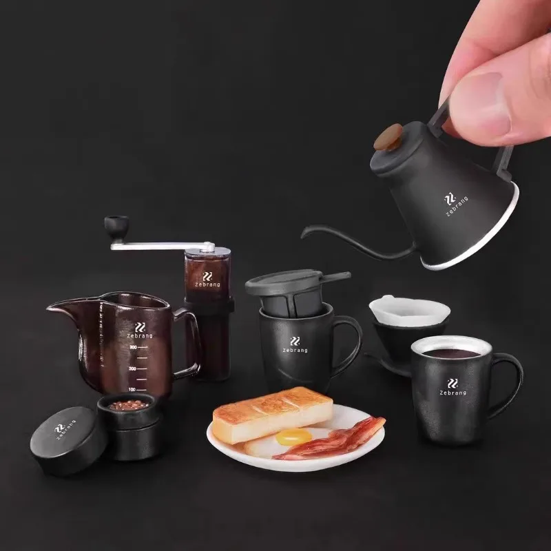 الأصلي بانداي غاشابون كينليفانت هاريو زيبرانج V60 صب أكثر من صانع القهوة أنيمي عمل نموذج لجسم اللعب الهدايا جمع