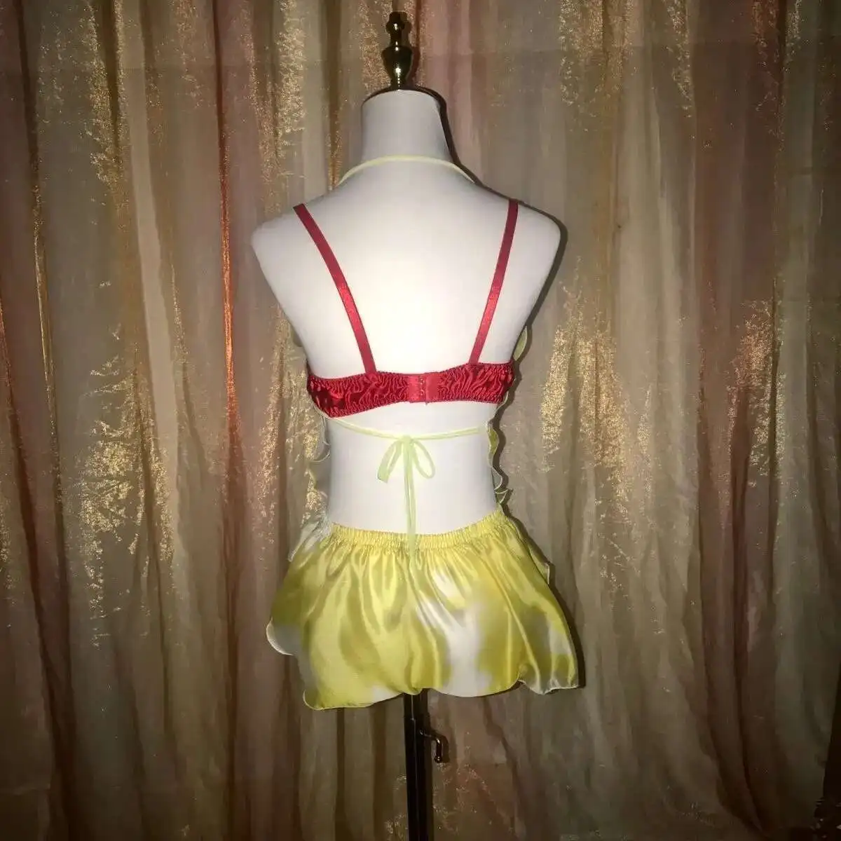 Summer Satin Glossy Women Set Shorts Home See Through Thin Plus Size Casual Sleeping Bottoms