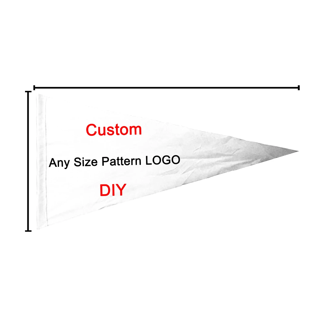 

triangle flag picture logo customized picture logo Double sided flag Indoor and outdoor decoration Banners