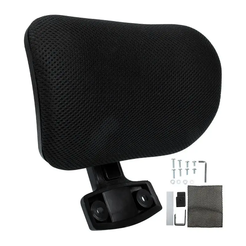 Office Chair Headrest Computer Chair Headrest Adjustable Computer Cushion Rest Retrofit Lift Neck Pillow Swivel Mesh Headrest