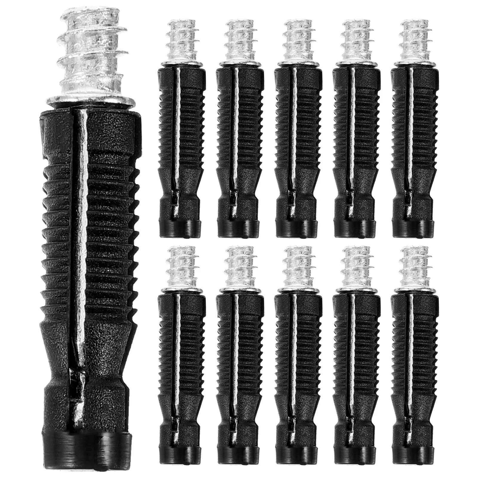 50Pcs Cam Lock Fittings Desain Tak Terlihat Penghubung Furnitur untuk Lemari, Tempat Tidur, Mudah Dipasang Dowel Furnitur