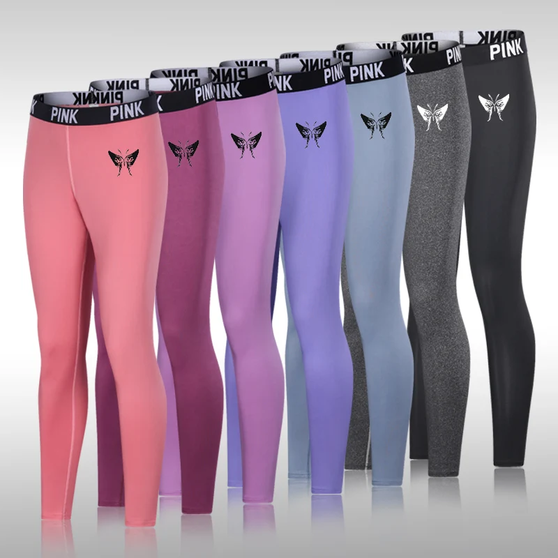 

Woman Multiple Colour Leggins Elasticity Breathable Polyester Pant Quick Dry Clothing Jogging Gym Fitness Compression Sportswear